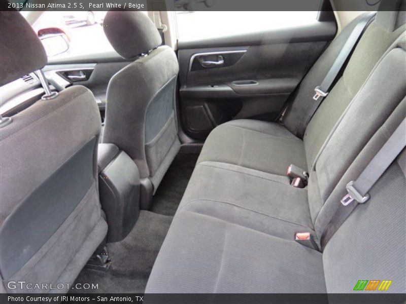Pearl White / Beige 2013 Nissan Altima 2.5 S