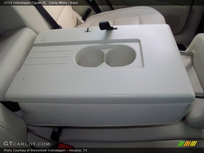Candy White / Black 2014 Volkswagen Tiguan SE