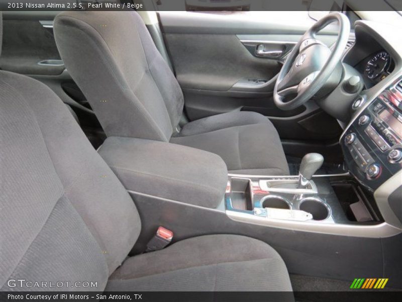 Pearl White / Beige 2013 Nissan Altima 2.5 S