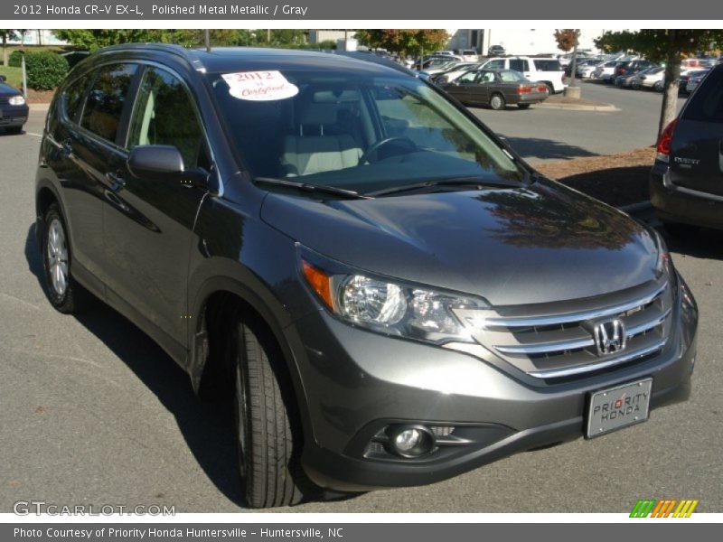 Polished Metal Metallic / Gray 2012 Honda CR-V EX-L