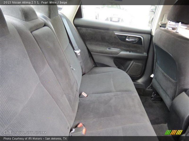 Pearl White / Beige 2013 Nissan Altima 2.5 S