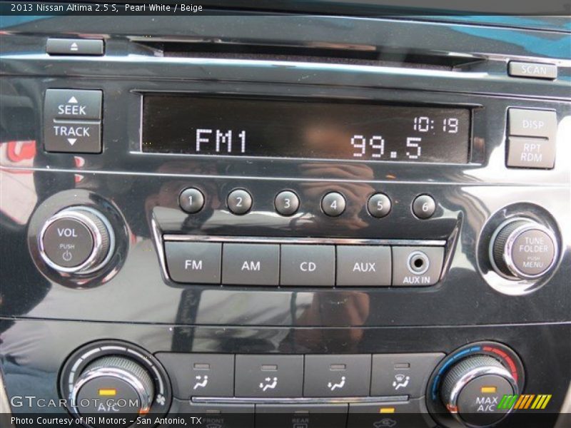 Pearl White / Beige 2013 Nissan Altima 2.5 S