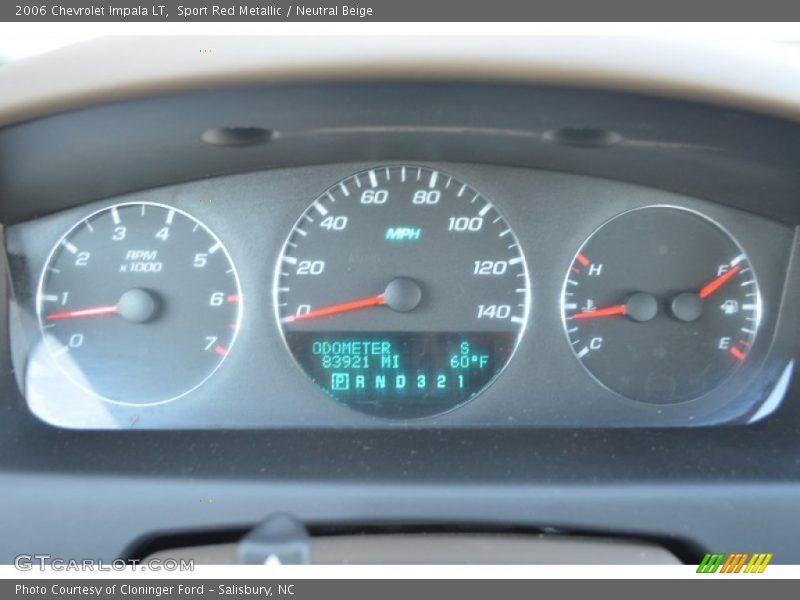 Sport Red Metallic / Neutral Beige 2006 Chevrolet Impala LT