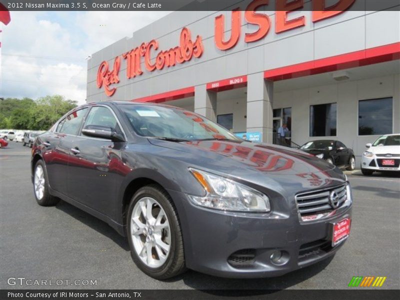 Ocean Gray / Cafe Latte 2012 Nissan Maxima 3.5 S