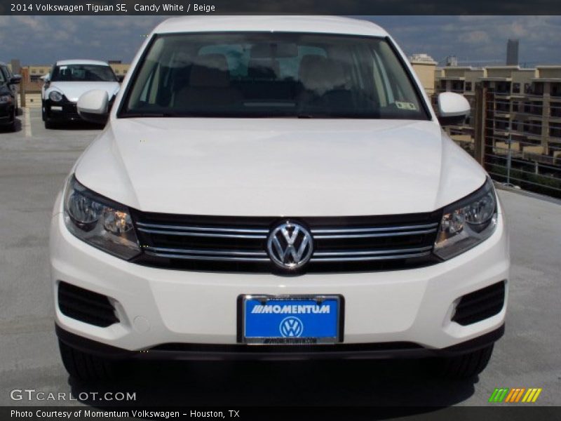 Candy White / Beige 2014 Volkswagen Tiguan SE