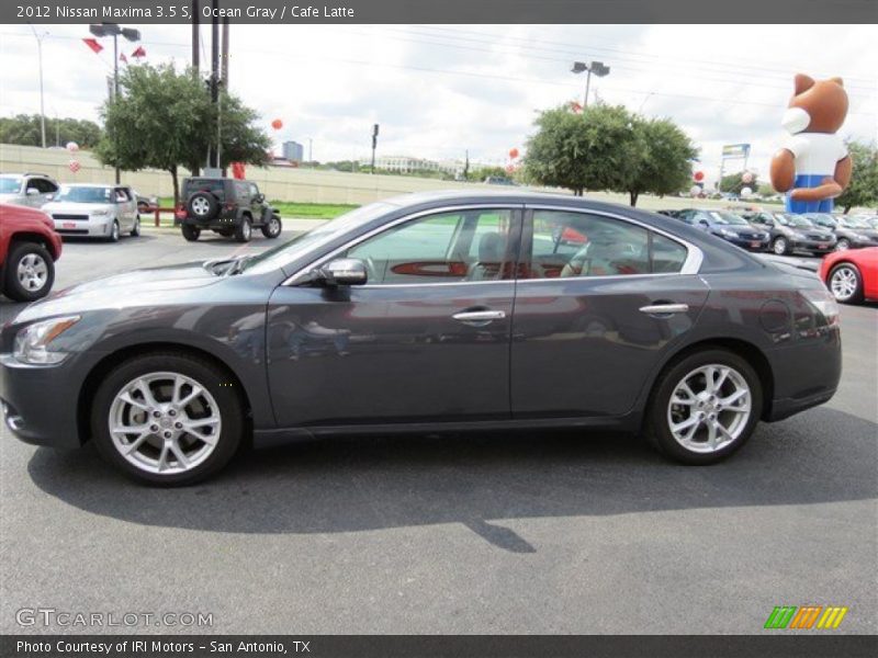 Ocean Gray / Cafe Latte 2012 Nissan Maxima 3.5 S