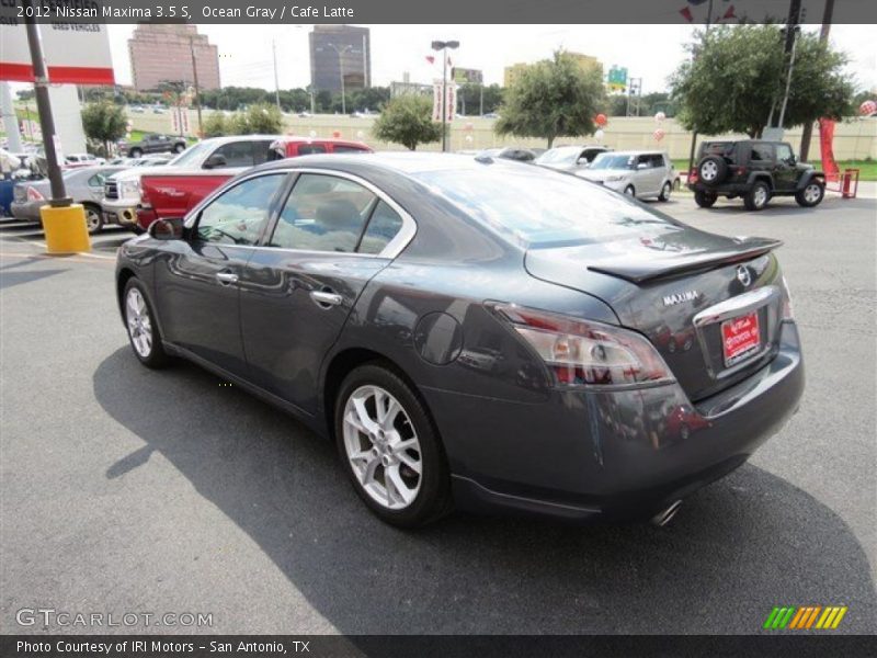 Ocean Gray / Cafe Latte 2012 Nissan Maxima 3.5 S