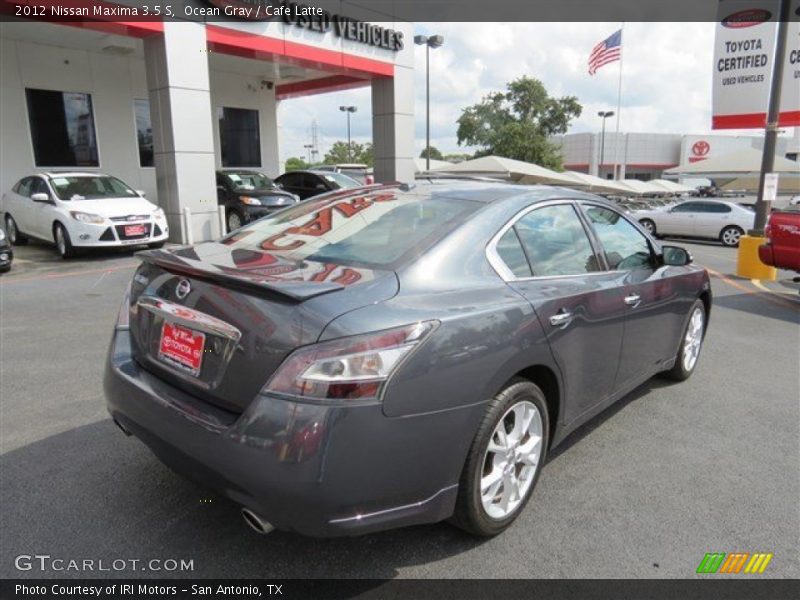 Ocean Gray / Cafe Latte 2012 Nissan Maxima 3.5 S