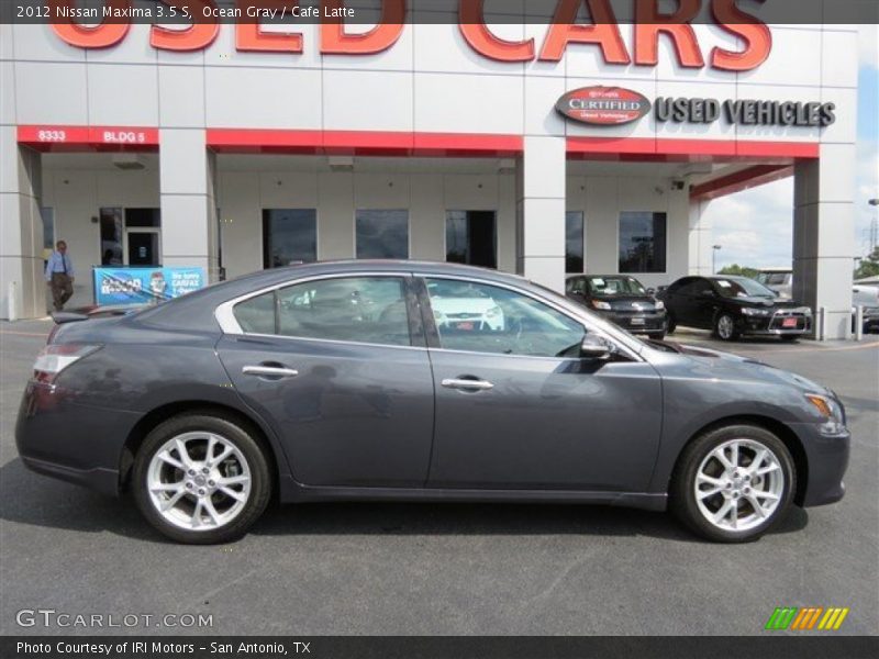 Ocean Gray / Cafe Latte 2012 Nissan Maxima 3.5 S