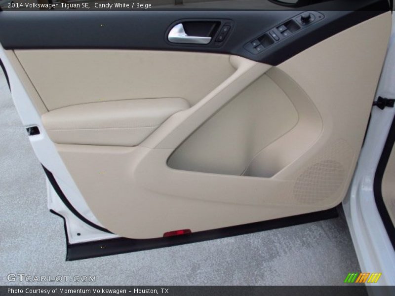 Candy White / Beige 2014 Volkswagen Tiguan SE