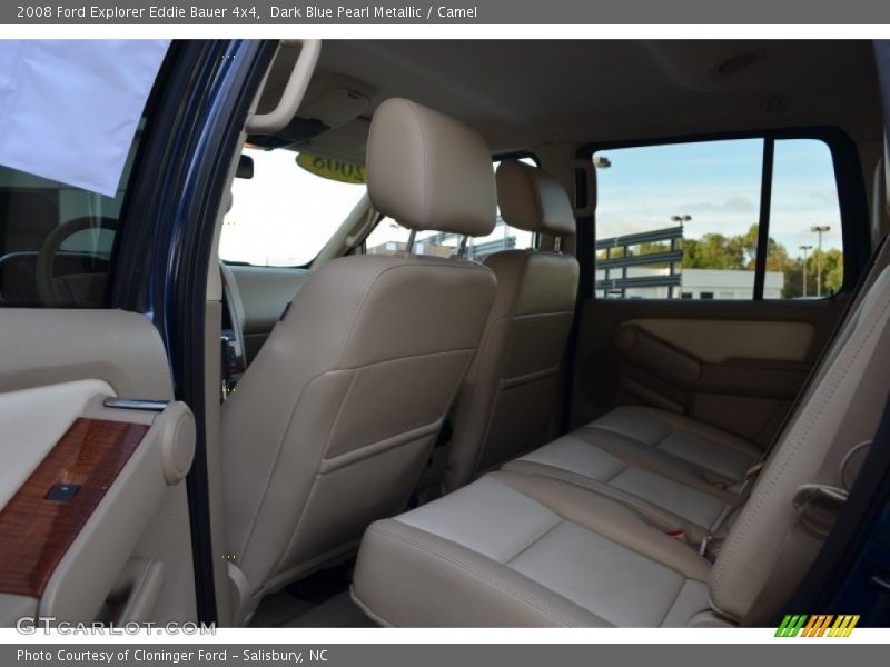 Dark Blue Pearl Metallic / Camel 2008 Ford Explorer Eddie Bauer 4x4