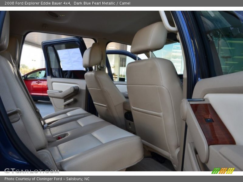 Dark Blue Pearl Metallic / Camel 2008 Ford Explorer Eddie Bauer 4x4