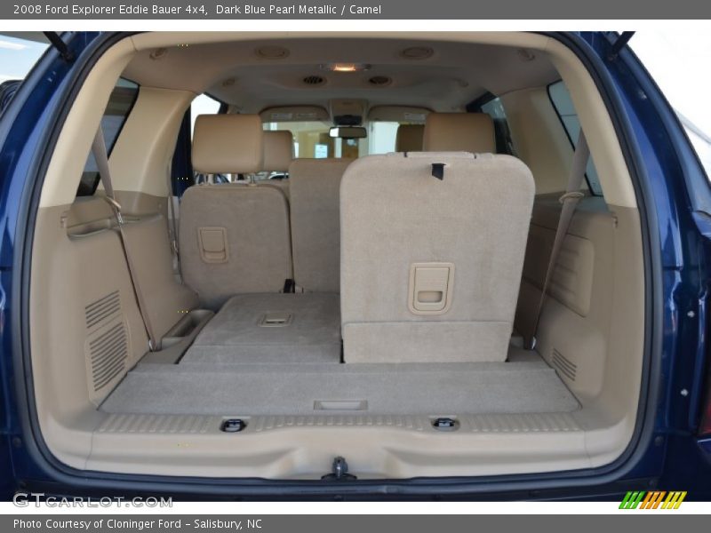 Dark Blue Pearl Metallic / Camel 2008 Ford Explorer Eddie Bauer 4x4