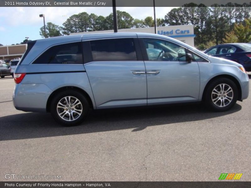 Celestial Blue Metallic / Gray 2011 Honda Odyssey EX