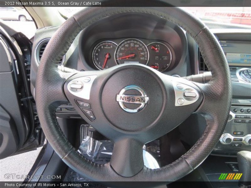 Ocean Gray / Cafe Latte 2012 Nissan Maxima 3.5 S