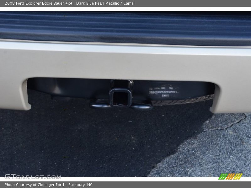 Dark Blue Pearl Metallic / Camel 2008 Ford Explorer Eddie Bauer 4x4