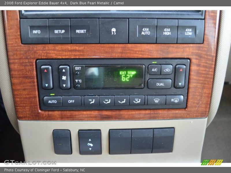 Dark Blue Pearl Metallic / Camel 2008 Ford Explorer Eddie Bauer 4x4