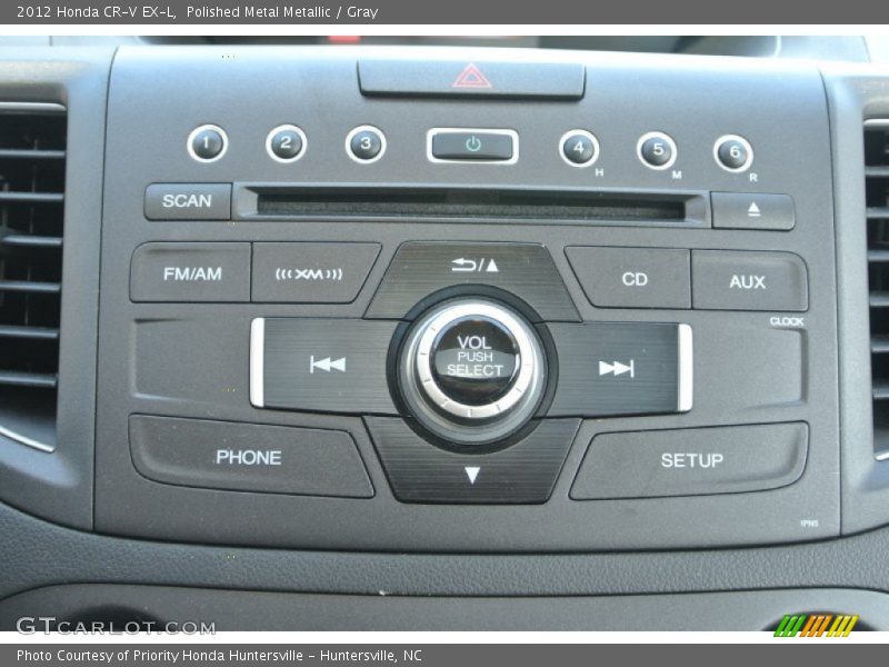 Polished Metal Metallic / Gray 2012 Honda CR-V EX-L