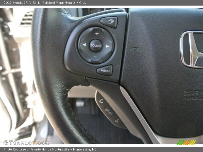 Polished Metal Metallic / Gray 2012 Honda CR-V EX-L
