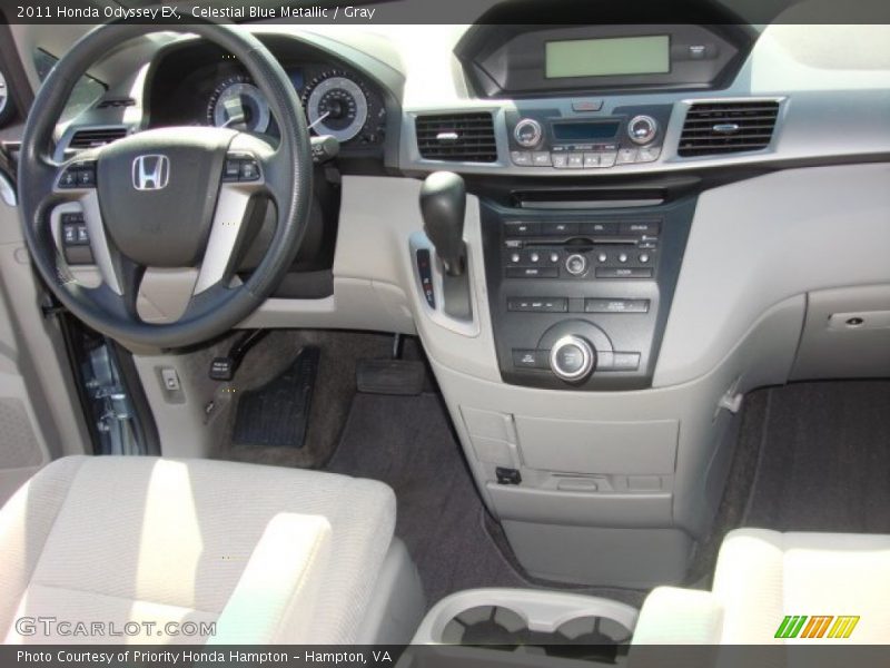 Celestial Blue Metallic / Gray 2011 Honda Odyssey EX