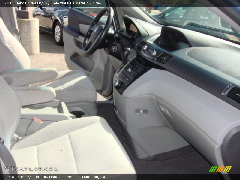 Celestial Blue Metallic / Gray 2011 Honda Odyssey EX