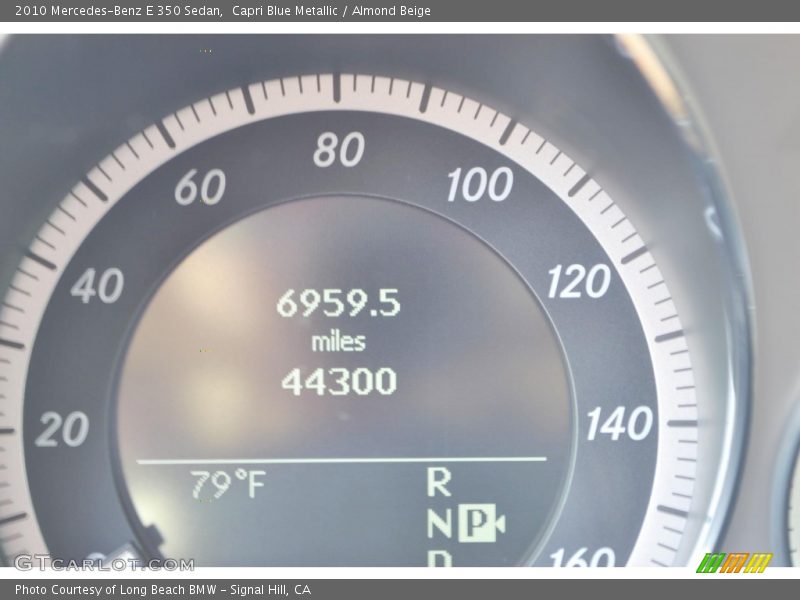 Capri Blue Metallic / Almond Beige 2010 Mercedes-Benz E 350 Sedan