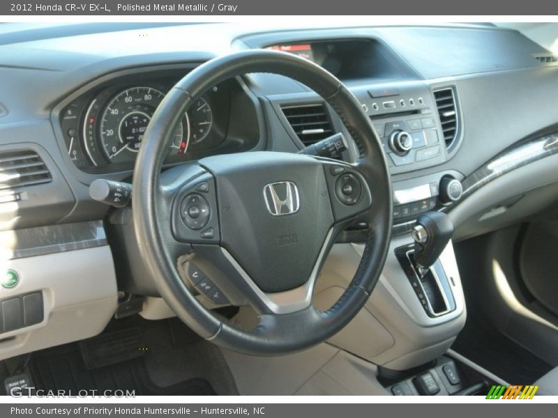 Polished Metal Metallic / Gray 2012 Honda CR-V EX-L