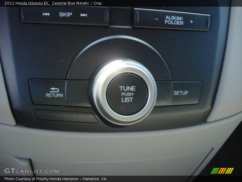 Celestial Blue Metallic / Gray 2011 Honda Odyssey EX