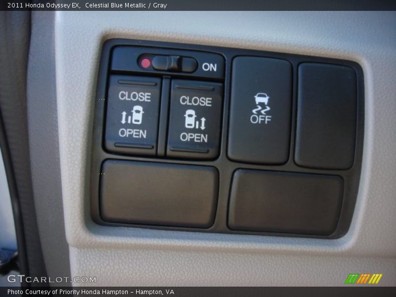 Celestial Blue Metallic / Gray 2011 Honda Odyssey EX