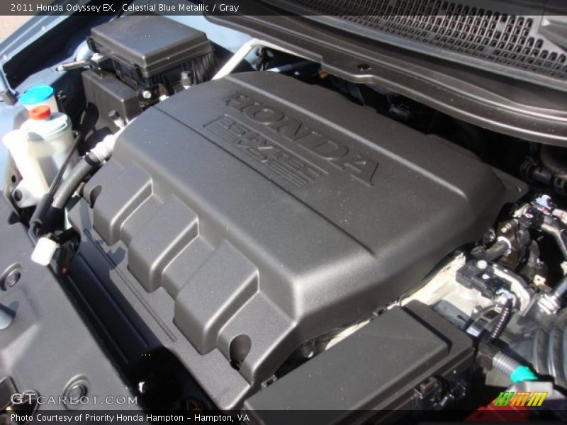 Celestial Blue Metallic / Gray 2011 Honda Odyssey EX