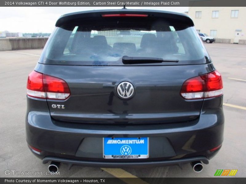 Carbon Steel Gray Metallic / Intelagos Plaid Cloth 2014 Volkswagen GTI 4 Door Wolfsburg Edition