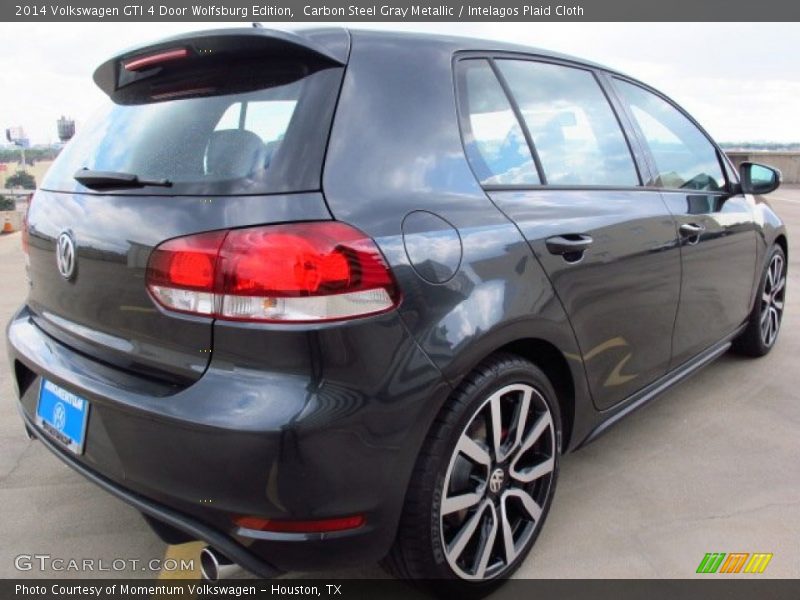Carbon Steel Gray Metallic / Intelagos Plaid Cloth 2014 Volkswagen GTI 4 Door Wolfsburg Edition