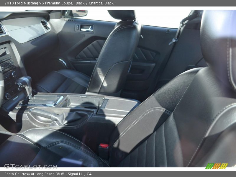 Black / Charcoal Black 2010 Ford Mustang V6 Premium Coupe