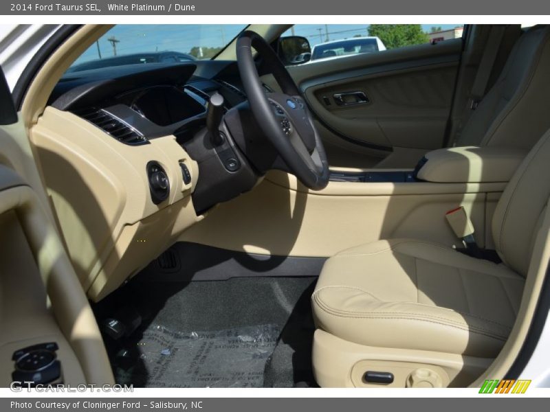 White Platinum / Dune 2014 Ford Taurus SEL