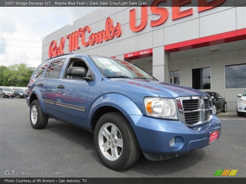 Marine Blue Pearl / Dark Slate Gray/Light Slate Gray 2007 Dodge Durango SLT