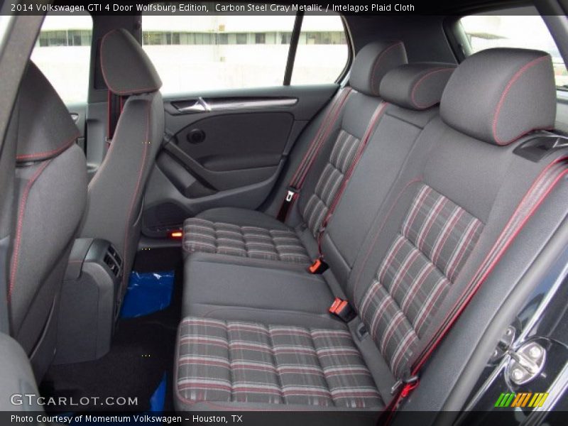 Carbon Steel Gray Metallic / Intelagos Plaid Cloth 2014 Volkswagen GTI 4 Door Wolfsburg Edition