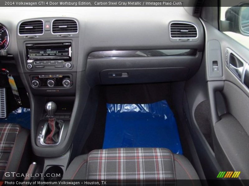 Carbon Steel Gray Metallic / Intelagos Plaid Cloth 2014 Volkswagen GTI 4 Door Wolfsburg Edition