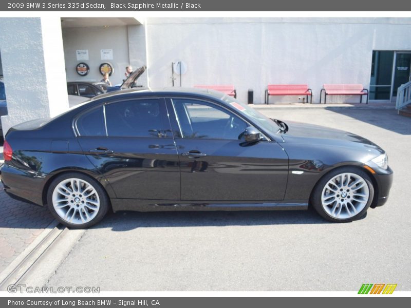 Black Sapphire Metallic / Black 2009 BMW 3 Series 335d Sedan