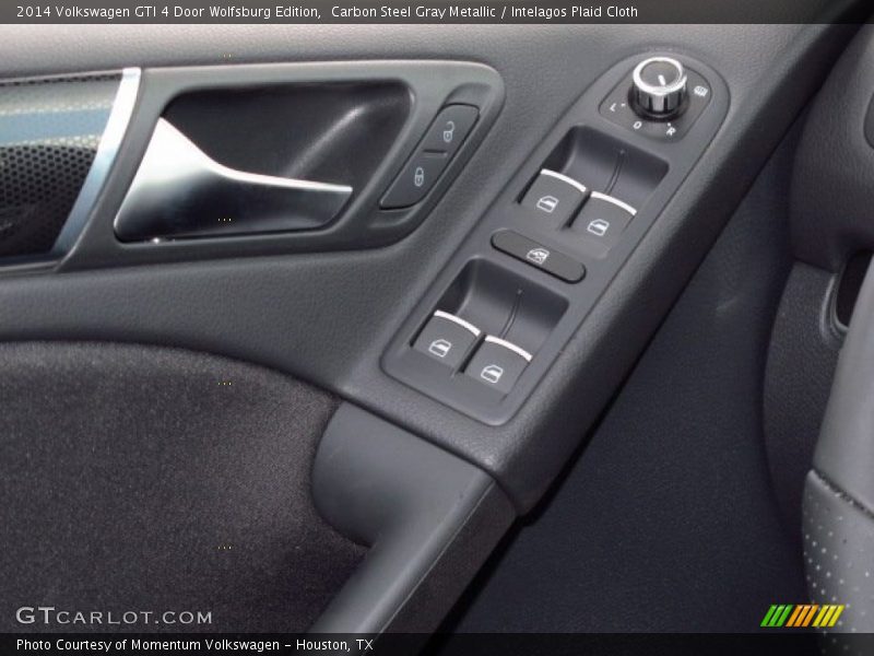 Carbon Steel Gray Metallic / Intelagos Plaid Cloth 2014 Volkswagen GTI 4 Door Wolfsburg Edition