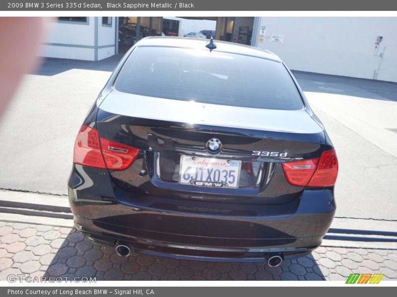 Black Sapphire Metallic / Black 2009 BMW 3 Series 335d Sedan