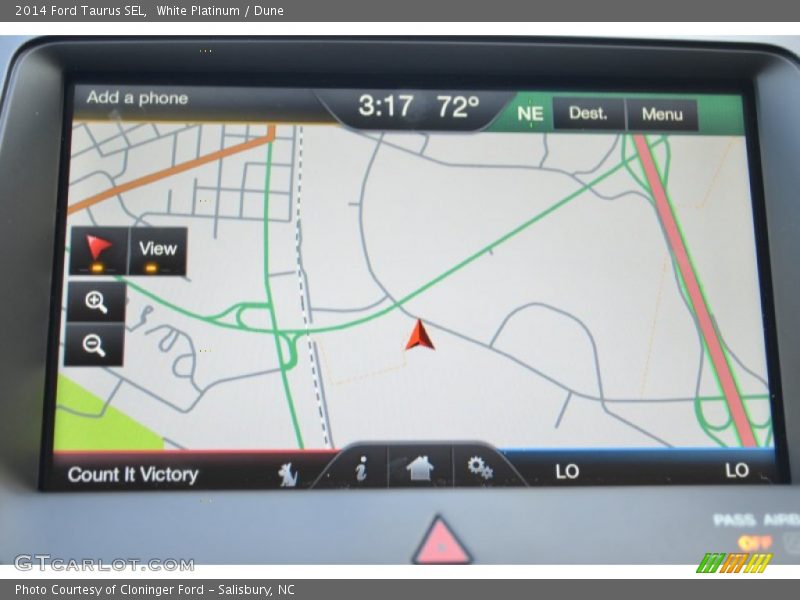 White Platinum / Dune 2014 Ford Taurus SEL