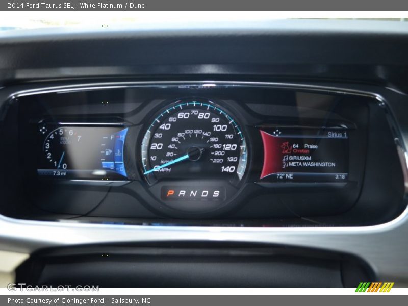 White Platinum / Dune 2014 Ford Taurus SEL
