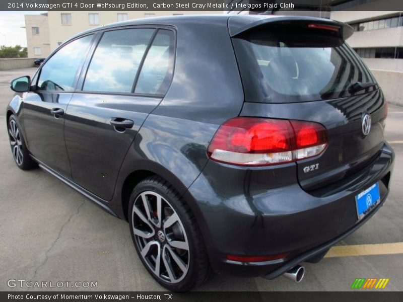 Carbon Steel Gray Metallic / Intelagos Plaid Cloth 2014 Volkswagen GTI 4 Door Wolfsburg Edition