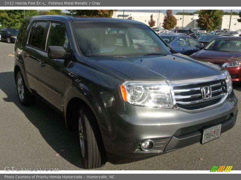 Polished Metal Metallic / Gray 2012 Honda Pilot EX-L
