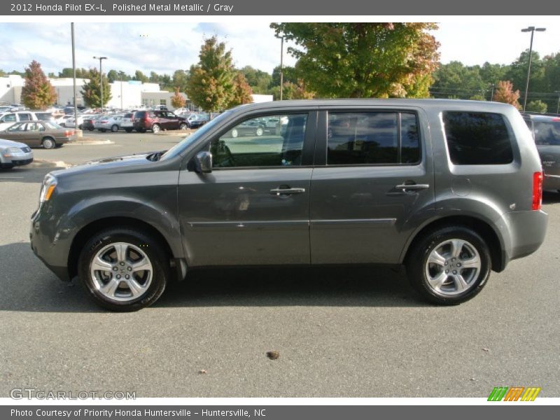 Polished Metal Metallic / Gray 2012 Honda Pilot EX-L