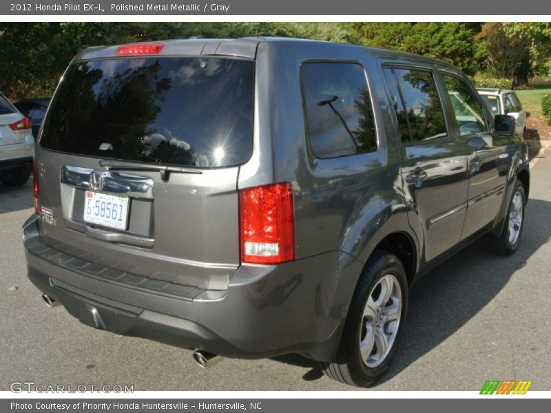 Polished Metal Metallic / Gray 2012 Honda Pilot EX-L