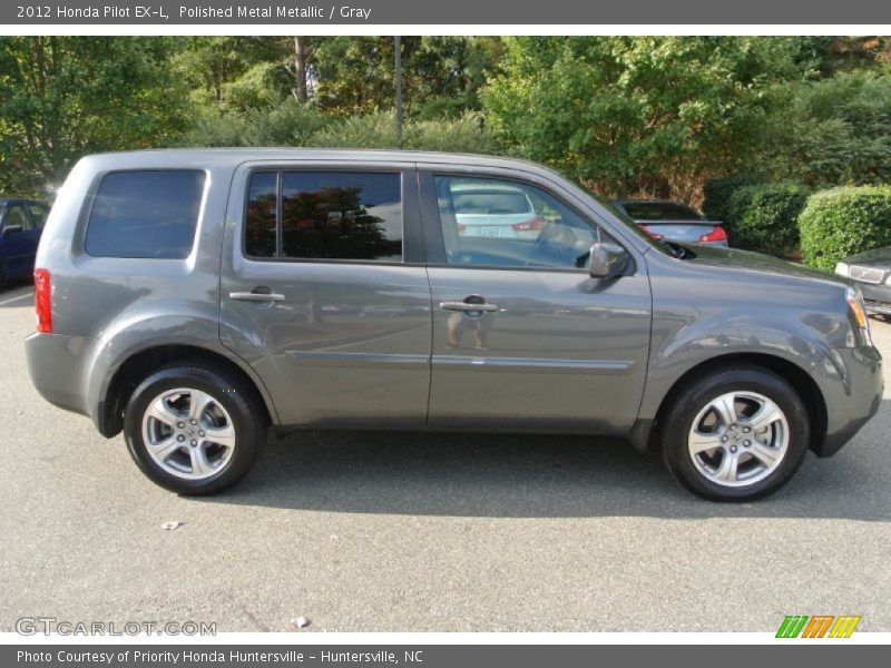 Polished Metal Metallic / Gray 2012 Honda Pilot EX-L