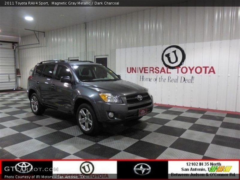 Magnetic Gray Metallic / Dark Charcoal 2011 Toyota RAV4 Sport