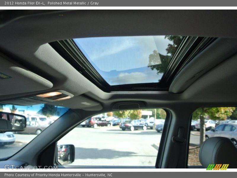 Polished Metal Metallic / Gray 2012 Honda Pilot EX-L