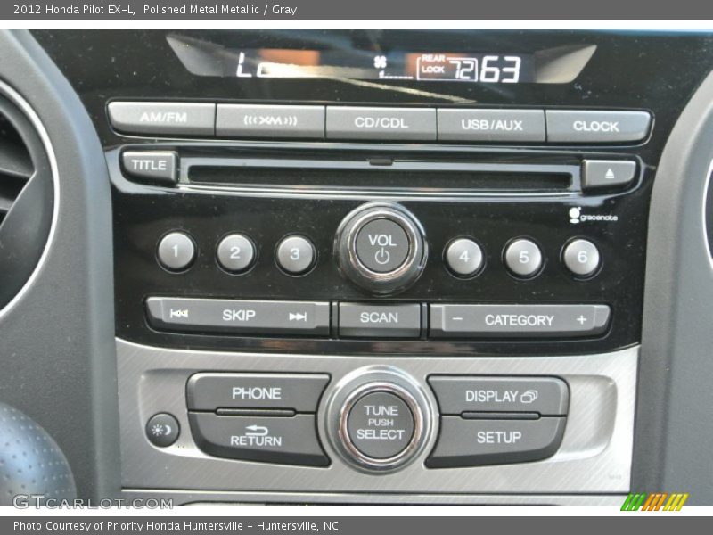 Polished Metal Metallic / Gray 2012 Honda Pilot EX-L